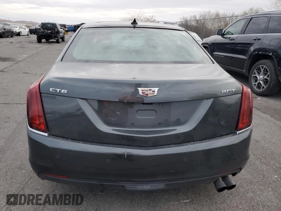 2017 Cadillac CT6 Luxury RWD with VIN 1G6KC5RX1HU188452, listed as a Copart auction lot 86581314 with 68,952 mi miles and Salvage title. Bid and sale history available at DreamBid. Image 6.