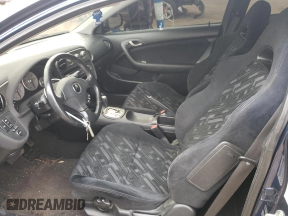 2004 Acura RSX with VIN JH4DC54824S004212, listed as a Copart auction lot 49097295 with 128,111 mi miles and Salvage Title. Bid and sale history available at carsss.com. Image 7.