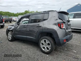 2016 Jeep Renegade Limited with VIN ZACCJBDT0GPD74512, listed as a Copart auction lot 57263705 with Not provided miles and Salvage title. Bid and sale history available at DreamBid. Image 2.