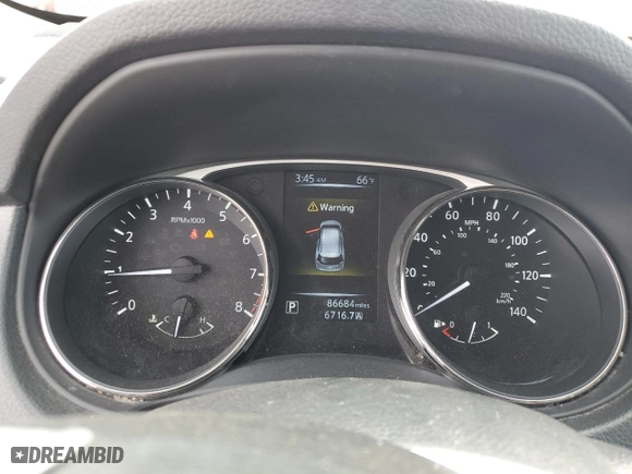 2016 Nissan Rogue SV with VIN KNMAT2MTXGP617810, listed as a Copart auction lot 51016665 with 86,684 mi miles and Salvage Title. Bid and sale history available at carsss.com. Image 9.