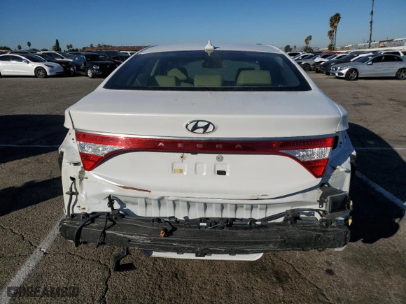 2015 Hyundai Azera with VIN KMHFG4JG0FA465837, listed as a Copart auction lot 80324784 with 92,318 mi miles and Salvage Title. Bid and sale history available at carsss.com. Image 6.