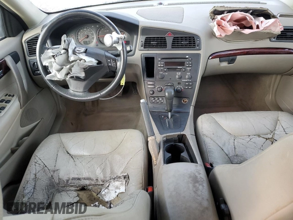 2004 Volvo S60 with VIN YV1RS61T142350562, listed as a Copart auction lot 80986904 with 156,692 mi miles and Salvage Title. Bid and sale history available at carsss.com. Image 8.