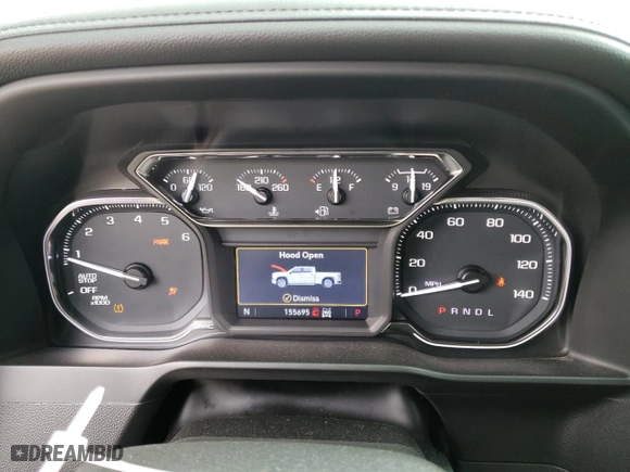 2020 GMC Sierra 1500 AT4 with VIN 3GTP9EED0LG247631, listed as a Copart auction lot 82352524 with 155,695 mi miles and Salvage Title. Bid and sale history available at carsss.com. Image 9.