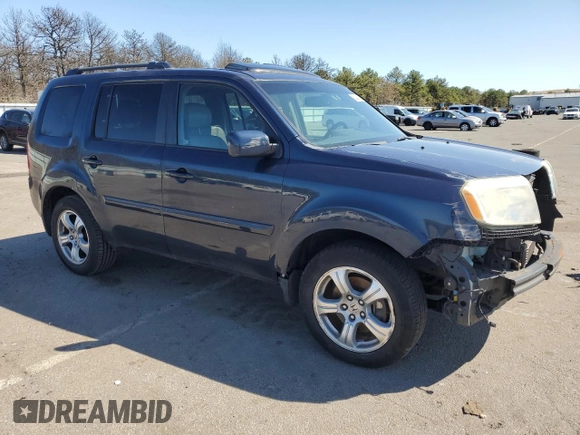 2012 Honda Pilot EX-L with VIN 5FNYF4H5XCB007889, listed as a Copart auction lot 52284075 with 318,329 mi miles and Salvage Title. Bid and sale history available at DreamBid. Image 4.