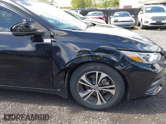 2020 Nissan Sentra SV with VIN 3N1AB8CV6LY215500, listed as a IAAI auction lot 41778106 with 24,981 mi miles and . Bid and sale history available at DreamBid. Image 17.