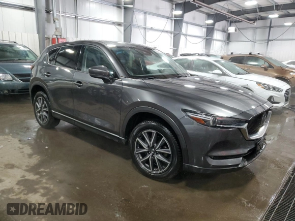 2018 Mazda CX-5 S Premium with VIN JM3KFBDM3J1425246, listed as a Copart auction lot 89319745 with 73,294 mi miles and Salvage Title. Bid and sale history available at DreamBid. Image 4.