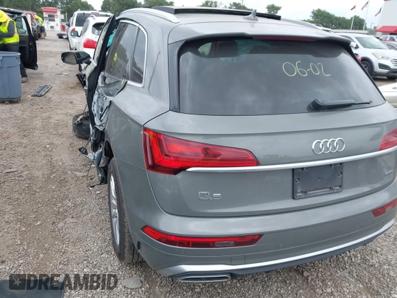 2023 Audi Q5 S line Premium with VIN WA1GAAFY3P2043285, listed as a IAAI auction lot 42414217 with 41,394 mi miles and . Bid and sale history available at DreamBid. Image 3.