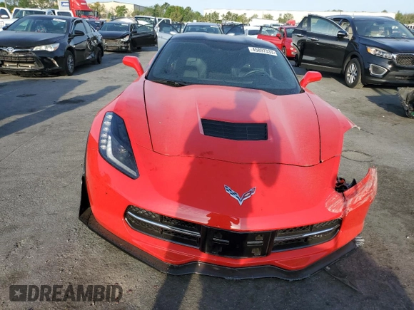 2015 Chevrolet Corvette 2LT with VIN 1G1YD2D77F5113829, listed as a Copart auction lot 45897333 with 11,002 mi miles. Bid and sale history available at carsss.com. Image 5.