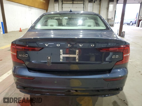 2025 Volvo S60 Plus with VIN 7JRL12GC5SG368742, listed as a Copart auction lot 57953815 with 992 mi miles and Salvage title. Bid and sale history available at DreamBid. Image 6.