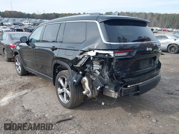 2022 Jeep Grand Cherokee Limited with VIN 1C4RJJBG8N8521335, listed as a IAAI auction lot 41010211 with 45,047 mi miles and . Bid and sale history available at DreamBid. Image 3.