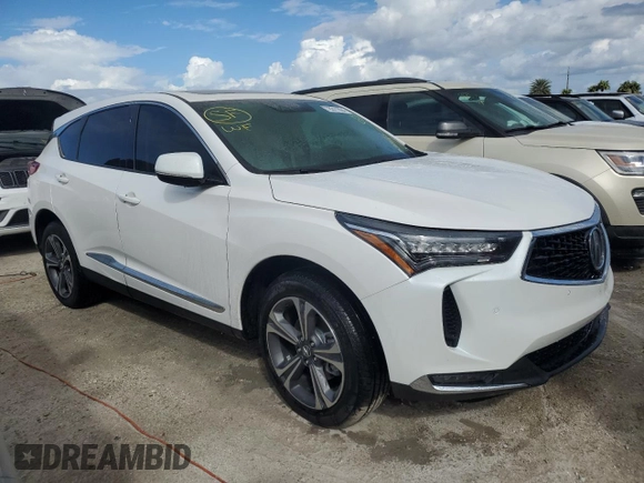 2024 Acura RDX w/Advance Package with VIN 5J8TC2H77RL001757, listed as a Copart auction lot 78311804 with 2,098 mi miles and Non Repairable. Bid and sale history available at carsss.com. Image 4.