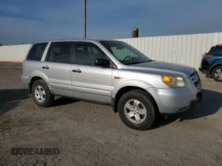 2006 Honda Pilot LX z VIN 5FNYF28166B031046, wystawiony jako Copart lot #51090455 z przebiegiem 284 744 mil mil oraz Czysty tytuł • Clean title. Historia ofert i sprzedaży dostępna na DreamBid. Obrazek 4.