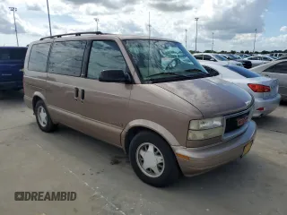 2000 GMC Safari with VIN 1GKDM19W7YB523894, listed as a Copart auction lot 74996334 with Not Provided miles and Salvage Title. Bid and sale history available at carsss.com. Image 4.
