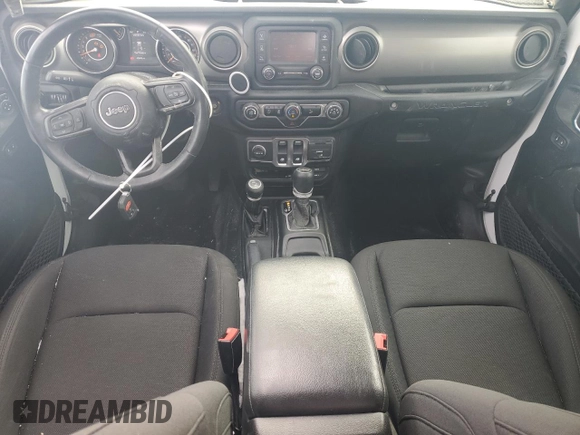 2020 Jeep Wrangler Sport S with VIN 1C4GJXAN7LW155533, listed as a Copart auction lot 44885625 with 40,045 mi miles and Salvage title. Bid and sale history available at DreamBid. Image 8.