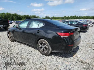 2021 Nissan Sentra SV with VIN 3N1AB8CV5MY299603, listed as a Copart auction lot 60078055 with 83,520 mi miles and Salvage title. Bid and sale history available at DreamBid. Image 2.