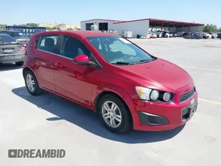 2013 Chevrolet Sonic LT with VIN 1G1JC6SG1D4198054, listed as a IAAI auction lot 41982708 with 157,789 mi miles. Bid and sale history available at carsss.com. Image 1.