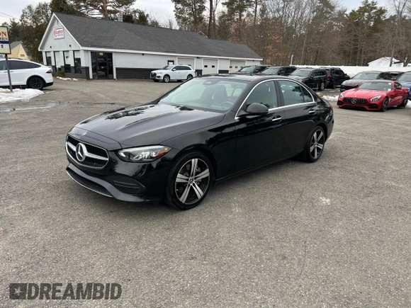 2022 Mercedes-Benz C 300 with VIN W1KAF4GBXNR020430, listed as a Copart auction lot 48009055 with 82,657 mi miles and Clean Title. Bid and sale history available at DreamBid. Image 2.