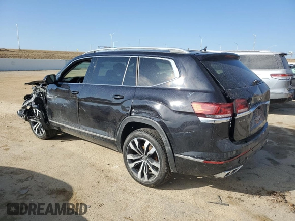 2022 Volkswagen Atlas SEL Premium R-Line with VIN 1V2FR2CA1NC515397, listed as a Copart auction lot 48881985 with 14,071 mi miles and Salvage title. Bid and sale history available at DreamBid. Image 2.