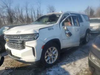 2022 Chevrolet Suburban Premier with VIN 1GNSKFKD5NR190281, listed as a Copart auction lot 88920705 with 740 mi miles and Clean Title. Bid and sale history available at carsss.com. Image 1.