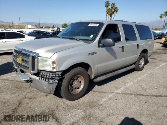 2005 Ford Excursion Special Serv с VIN 1FMNU40L45ED43492, выставлен на аукционе Copart как лот 49870025 с пробегом 175 064 миль миль и Списание • Salvage title. История ставок и продаж доступна на DreamBid. Изображение 1.