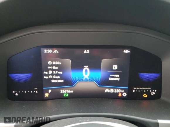 2022 Volkswagen Atlas SE with VIN 1V2KP2CA0NC501253, listed as a Copart auction lot 79123524 with 25,616 mi miles and Salvage title. Bid and sale history available at DreamBid. Image 9.