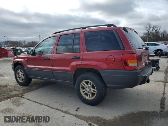 2004 Jeep Grand Cherokee Laredo with VIN 1J4GW48S04C344954, listed as a Copart auction lot 50436225 with 321,369 mi miles and Salvage Title. Bid and sale history available at carsss.com. Image 2.