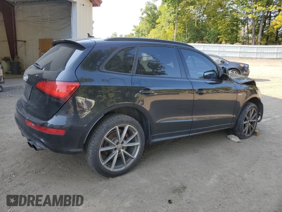 2016 Audi SQ5 Premium Plus with VIN WA1CCAFP7GA011347, listed as a Copart auction lot 69698884 with 0 mi miles and Salvage Title. Bid and sale history available at carsss.com. Image 3.
