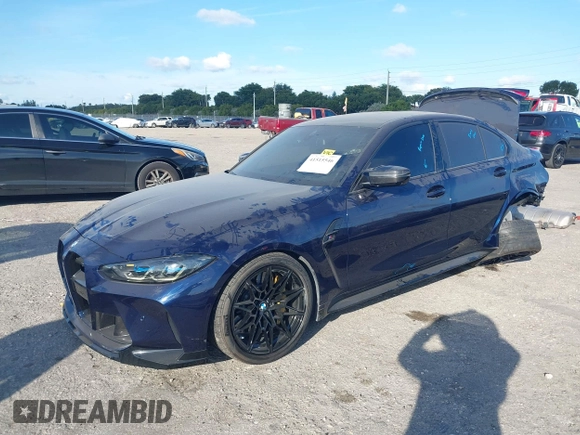 2023 BMW M3 Competition xDrive z VIN WBS43AY07PFP49042, wystawiony jako IAAI lot #41515546 z przebiegiem 10 406 mil mil oraz . Historia ofert i sprzedaży dostępna na DreamBid. Obrazek 18.