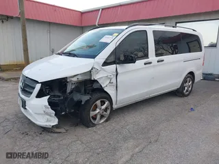 2016 Mercedes-Benz Metris Passenger Van with VIN WD4PG2EE1G3130779, listed as a IAAI auction lot 41446578 with 146,722 mi miles. Bid and sale history available at carsss.com. Image 2.