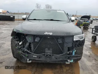 2017 Jeep Grand Cherokee Overland with VIN 1C4RJFCG0HC836448, listed as a Copart auction lot 47053705 with 87,459 mi miles and Salvage Title. Bid and sale history available at carsss.com. Image 5.