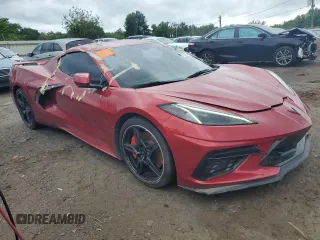 2021 Chevrolet Corvette 3LT with VIN 1G1YC2D43M5114255, listed as a Copart auction lot 66332224 with 16,582 mi miles and Salvage Title. Bid and sale history available at carsss.com. Image 4.