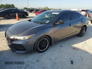2021 Nissan Sentra S with VIN 3N1AB8BV4MY252676, listed as a Copart auction lot 51957735 with 91,864 mi miles and Salvage Title. Bid and sale history available at DreamBid. Image 1.