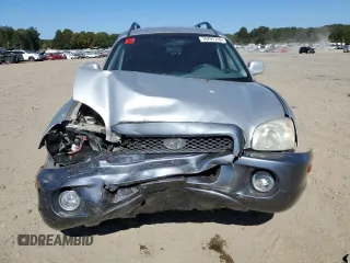 2003 Hyundai Santa Fe GLS with VIN KM8SC13D43U517220, listed as a Copart auction lot 76797714 with 126,733 mi miles and Salvage Title. Bid and sale history available at carsss.com. Image 5.