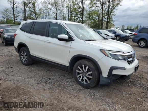 2019 Honda Pilot EX z VIN 5FNYF6H36KB056239, wystawiony jako Copart lot #57061645 z przebiegiem 107 880 mil mil oraz Szkoda całkowita • Salvage title. Historia ofert i sprzedaży dostępna na DreamBid. Obrazek 4.