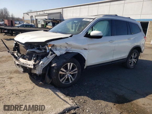 2016 Honda Pilot EX-L with VIN 5FNYF6H58GB111797, listed as a Copart auction lot 49082765 with 145,055 mi miles and Salvage Title. Bid and sale history available at carsss.com. Image 1.