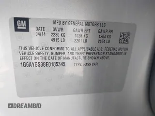 2014 Cadillac CTS Performance AWD z VIN 1G6AY5S38E0185345, wystawiony jako IAAI lot #42216924 z przebiegiem 141 654 mil mil oraz . Historia ofert i sprzedaży dostępna na DreamBid. Obrazek 9.