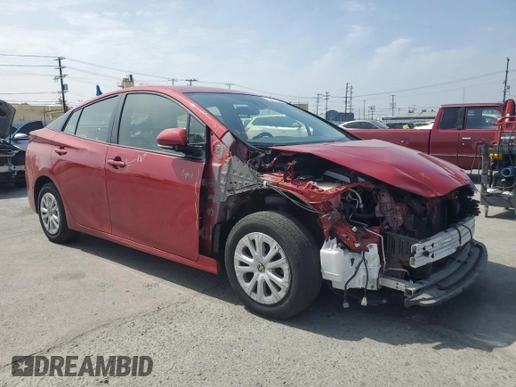 2020 Toyota Prius L Eco with VIN JTDKARFU2L3109549, listed as a Copart auction lot 52815255 with 100,683 mi miles and Salvage Title. Bid and sale history available at DreamBid. Image 4.