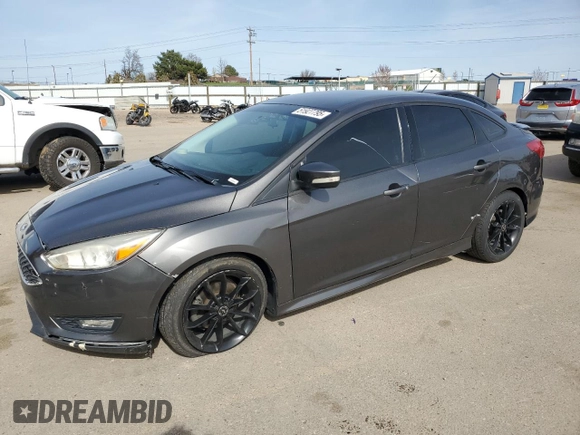 2015 Ford Focus SE with VIN 1FADP3F2XFL287593, listed as a Copart auction lot 51927795 with 110,911 mi miles and Salvage Title. Bid and sale history available at carsss.com. Image 1.
