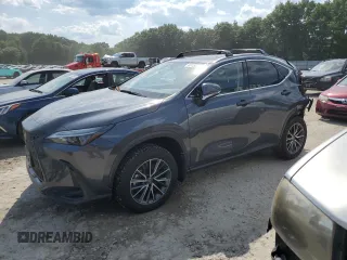 2022 Lexus NX with VIN JTJAKCEZ4N5005555, listed as a Copart auction lot 60156034 with 10,485 mi miles and Salvage Title. Bid and sale history available at carsss.com. Image 1.