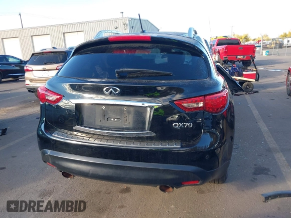 2014 Infiniti QX70 с VIN JN8CS1MWXEM410367, выставлен на аукционе IAAI как лот 40896209 с пробегом Не указан миль и . История ставок и продаж доступна на DreamBid. Изображение 16.
