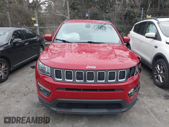 2019 Jeep Compass Altitude with VIN 3C4NJCBB0KT835265, listed as a IAAI auction lot 41298156 with 151,822 mi miles and . Bid and sale history available at DreamBid. Image 12.