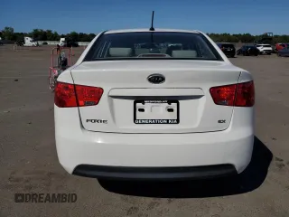 2010 Kia Forte EX with VIN KNAFU4A2XA5225999, listed as a Copart auction lot 70195434 with 61,816 mi miles and Salvage Title. Bid and sale history available at carsss.com. Image 6.
