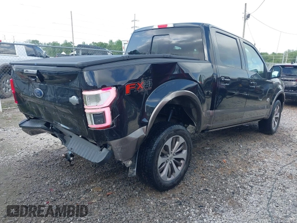 2019 Ford F-150 XL with VIN 1FTEW1E54KFA52729, listed as a IAAI auction lot 41933350 with 92,678 mi miles. Bid and sale history available at carsss.com. Image 4.