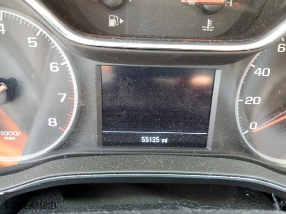 2019 Chevrolet Cruze LS with VIN 1G1BC5SM7K7131197, listed as a Copart auction lot 63203424 with 55,135 mi miles and Salvage Title. Bid and sale history available at carsss.com. Image 9.