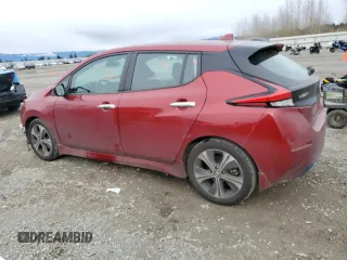 2020 Nissan LEAF SV with VIN 1N4AZ1CP3LC301685, listed as a Copart auction lot 48599765 with 35,253 mi miles and Salvage title. Bid and sale history available at DreamBid. Image 2.