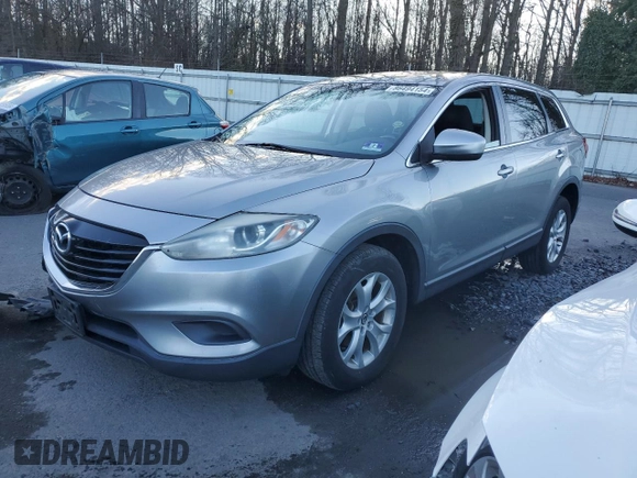 2013 Mazda CX-9 Sport with VIN JM3TB3BV0D0418136, listed as a Copart auction lot 86494154 with 135,249 mi miles and Salvage Title. Bid and sale history available at carsss.com. Image 1.