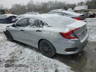 2020 Honda Civic Sedan LX with VIN 2HGFC2F63LH557530, listed as a Copart auction lot 46026685 with 47,272 mi miles and Salvage Title. Bid and sale history available at carsss.com. Image 2.