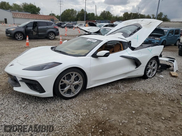 2020 Chevrolet Corvette 3LT with VIN 1G1Y82D49L5000566, listed as a Copart auction lot 73164814 with 5,883 mi miles and Salvage Title. Bid and sale history available at carsss.com. Image 1.