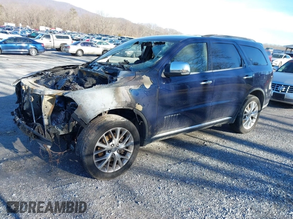 2014 Dodge Durango Citadel with VIN 1C4RDJEG0EC125643, listed as a IAAI auction lot 41461080 with Not Provided miles and . Bid and sale history available at DreamBid. Image 2.