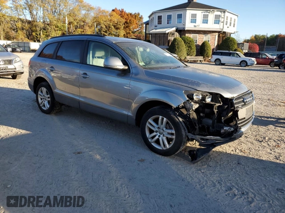 2007 Audi Q7 z VIN WA1AY74L97D078834, wystawiony jako Copart lot #76022894 z przebiegiem 113 562 mil mil oraz Czysty tytuł • Clean title. Historia ofert i sprzedaży dostępna na DreamBid. Obrazek 4.